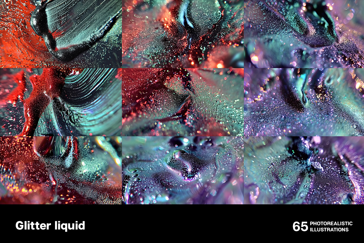 Glitter liquid Glitter liquid