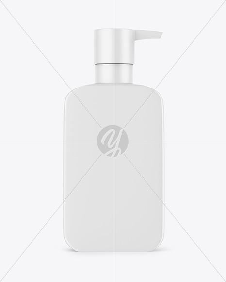Matte Pump Bottle Mockup