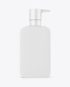 Matte Pump Bottle Mockup