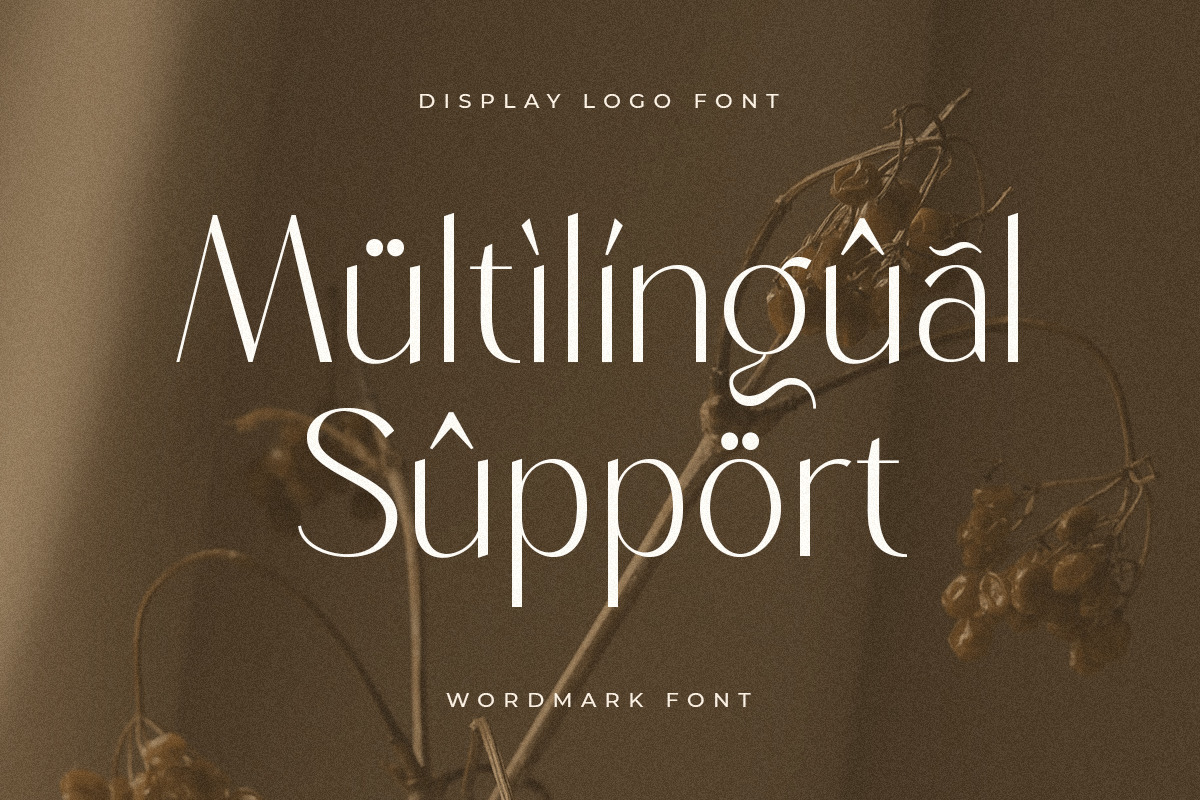 Wordmark - Display Logo Font