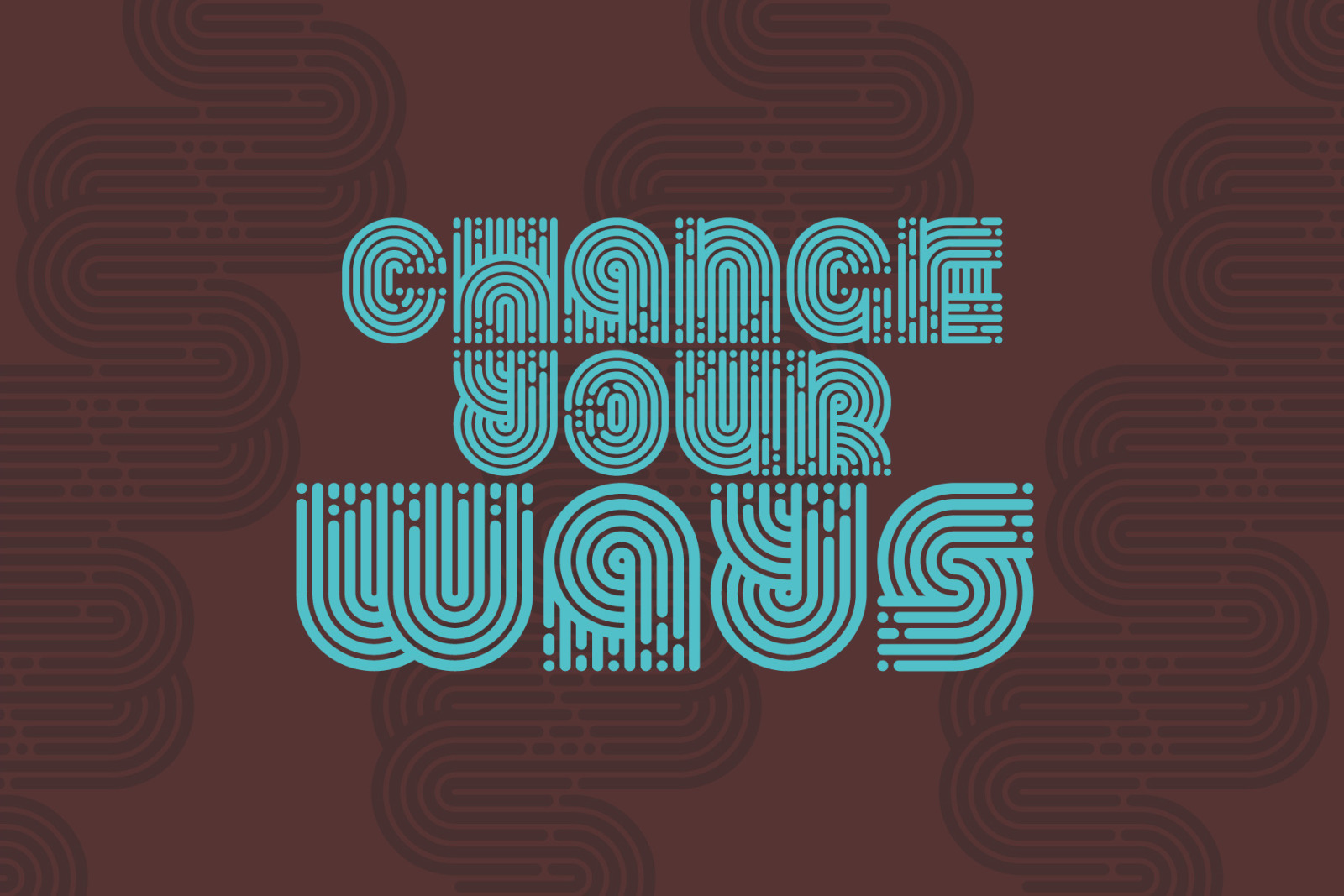 Stripy Matey - Geometric Font Stripy Matey - Geometric Font