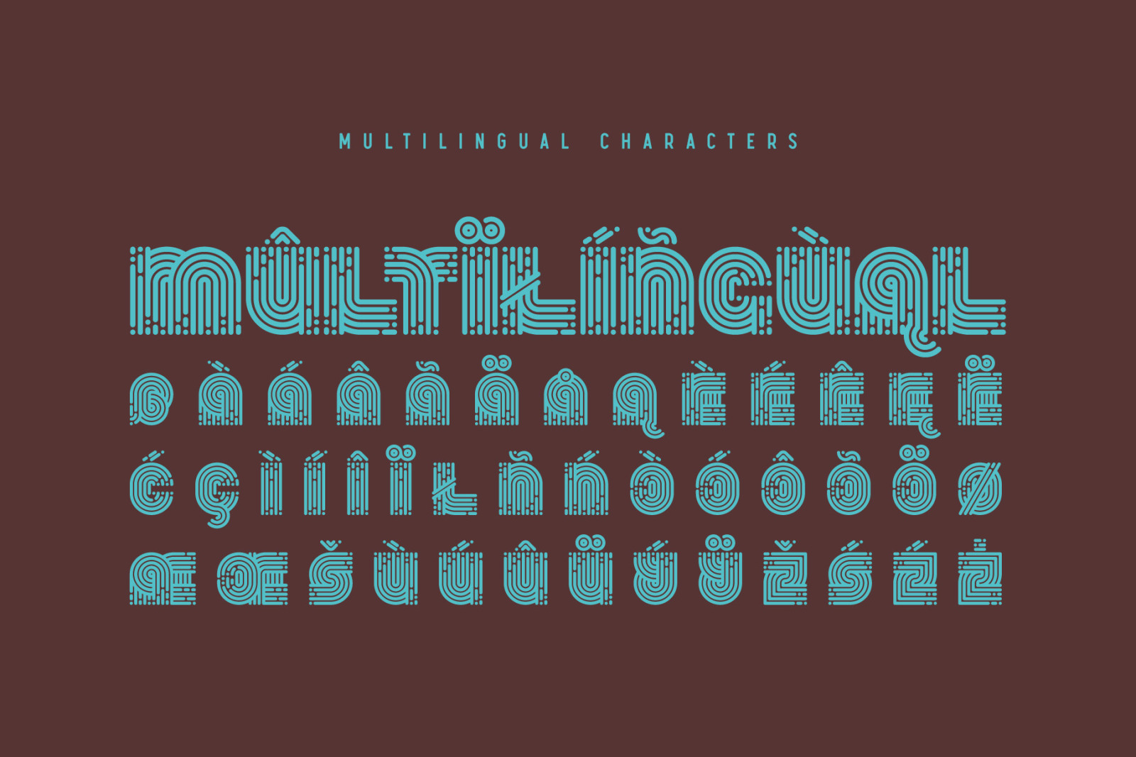 Stripy Matey - Geometric Font Stripy Matey - Geometric Font