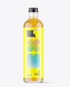 Apple Juice Glass Bottle Mockup Apple Juice Glass Bottle Mockup