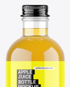 Apple Juice Glass Bottle Mockup Apple Juice Glass Bottle Mockup