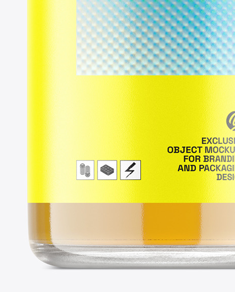 Apple Juice Glass Bottle Mockup Apple Juice Glass Bottle Mockup
