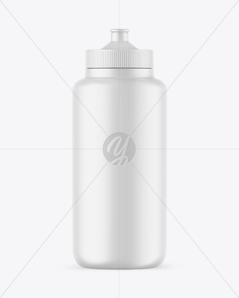 Matte Sport Bottle Mockup