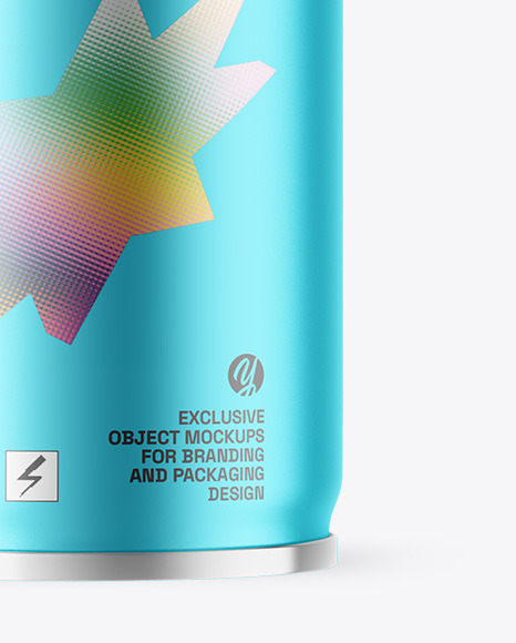 Matte Metallic Deodorant Mockup