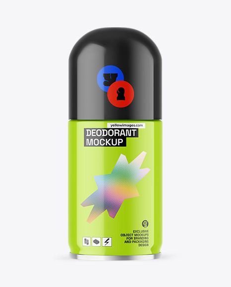 Glossy Deodorant Mockup