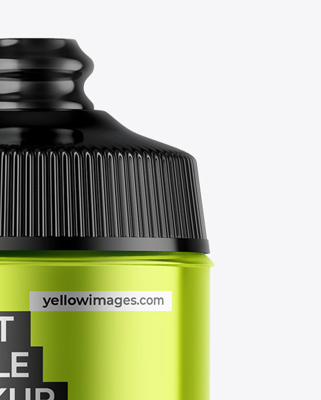Metallic Sport Bottle Mockup Metallic Sport Bottle Mockup