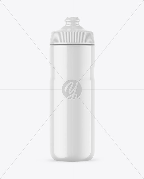 Glossy Sport Bottle Mockup