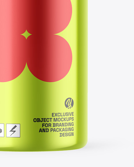 Metallic Deodorant Mockup Metallic Deodorant Mockup