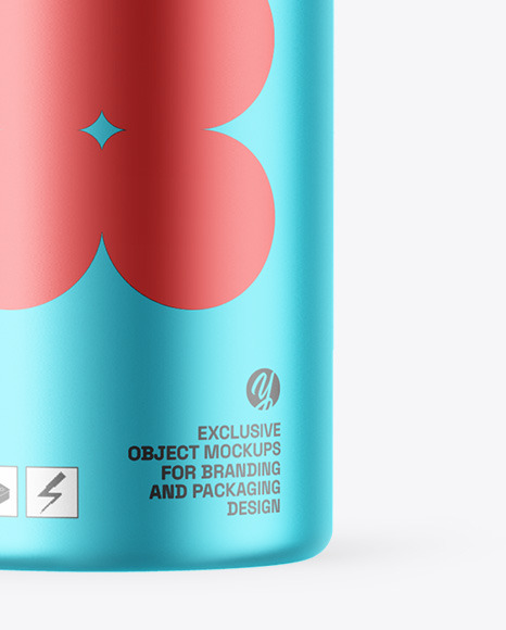 Matte Metallic Deodorant Mockup