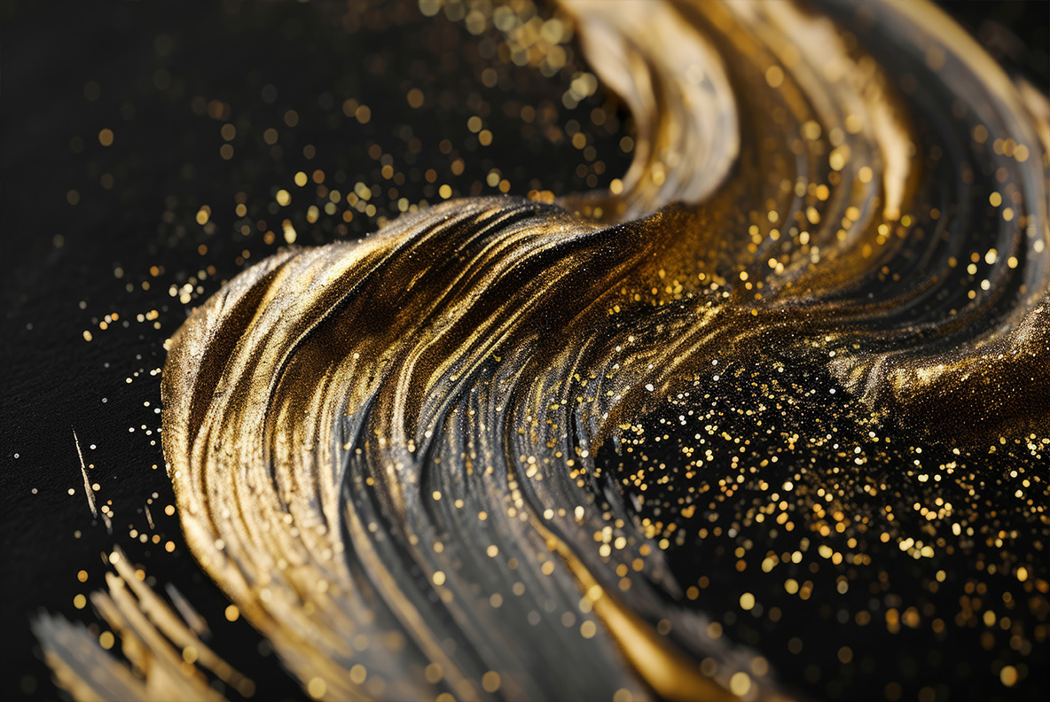 Glitter Brush strokes Glitter Brush strokes
