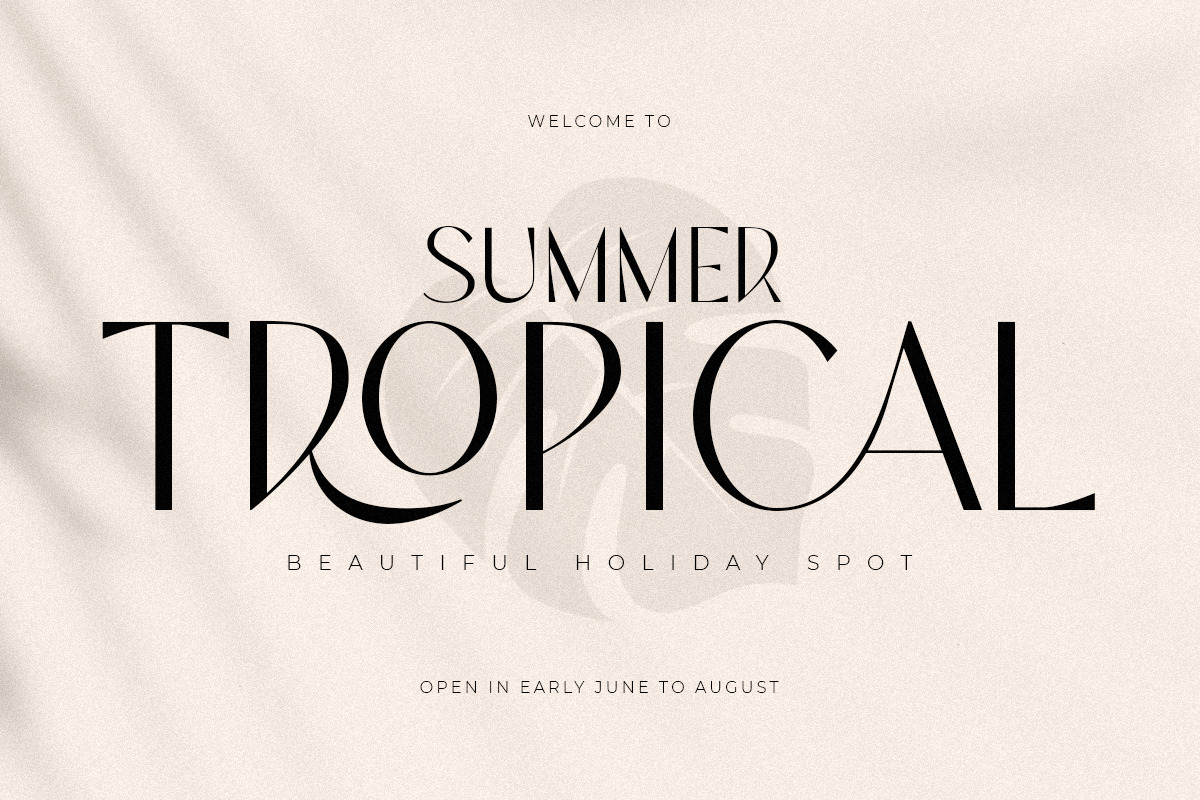 Rebeca - Modern Display Sans Serif Rebeca - Modern Display Sans Serif