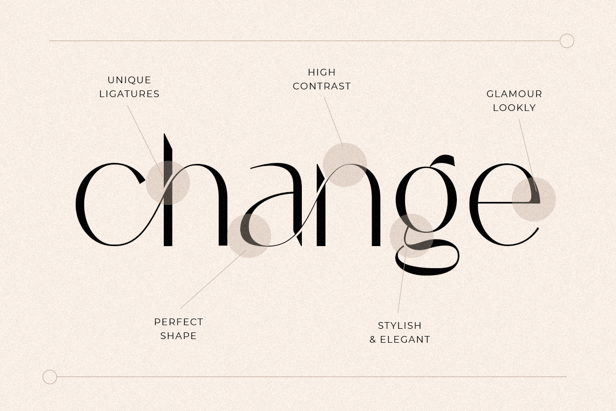 Rebeca - Modern Display Sans Serif