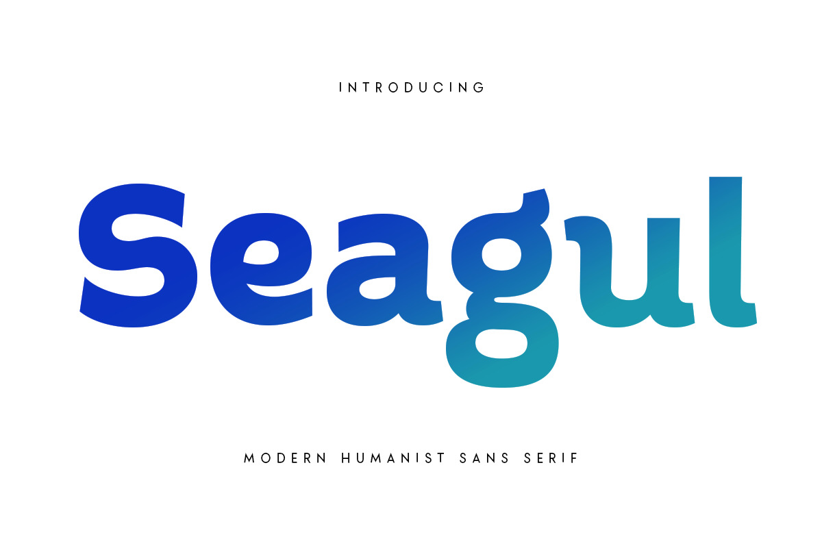 Seagul - Modern Humanist Sans Serif Seagul - Modern Humanist Sans Serif