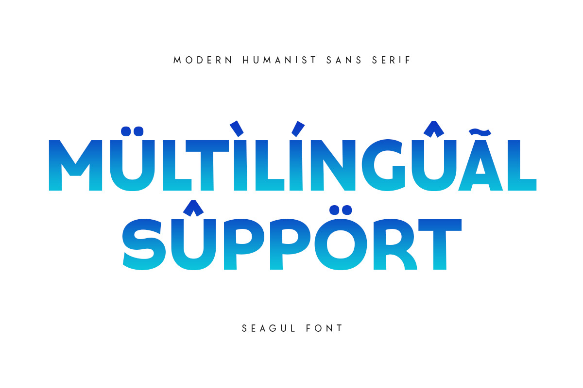 Seagul - Modern Humanist Sans Serif Seagul - Modern Humanist Sans Serif
