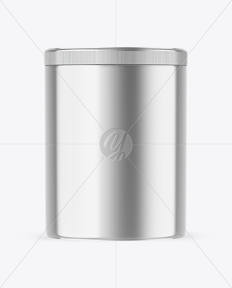 Metallic Protein Jar Mockup