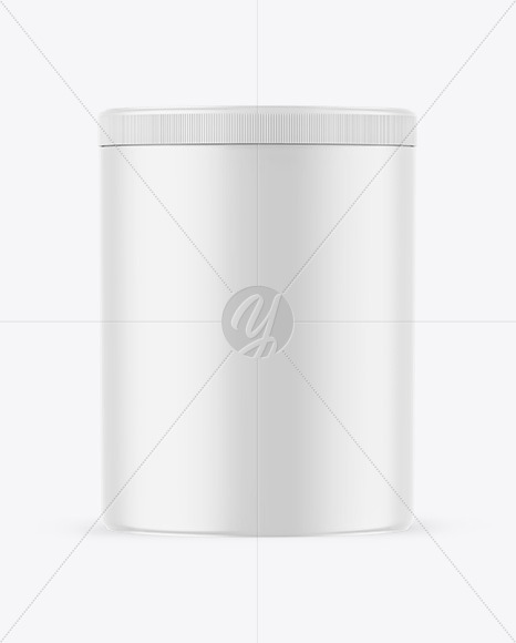 Matte Protein Jar Mockup Matte Protein Jar Mockup