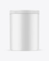 Matte Protein Jar Mockup Matte Protein Jar Mockup