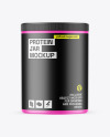 Matte Protein Jar Mockup Matte Protein Jar Mockup
