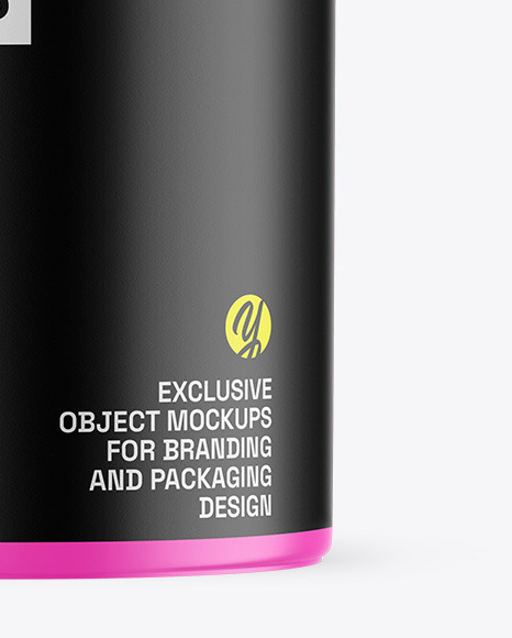 Matte Protein Jar Mockup Matte Protein Jar Mockup