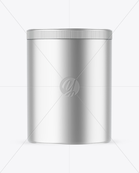 Matte Metallic Protein Jar Mockup