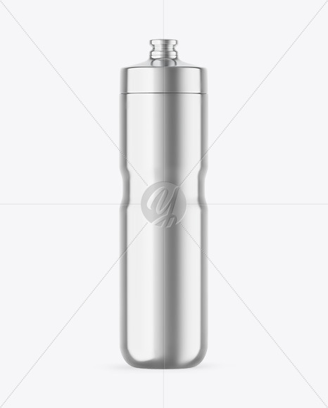 Metallic Sport Bottle Mockup Metallic Sport Bottle Mockup