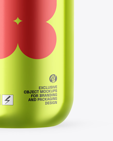 Metallic Sport Bottle Mockup Metallic Sport Bottle Mockup