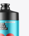 Matte Metallic Sport Bottle Mockup