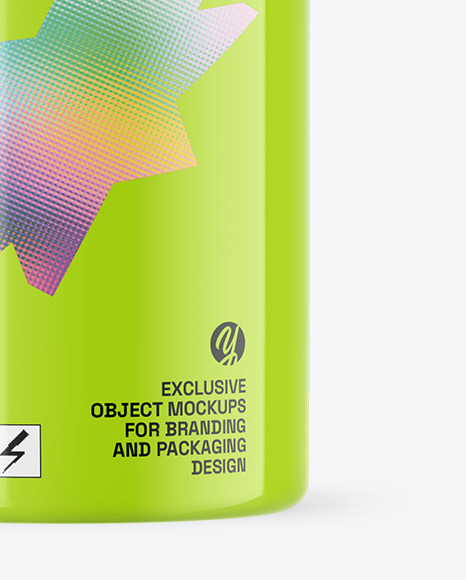 Glossy Deodorant Mockup
