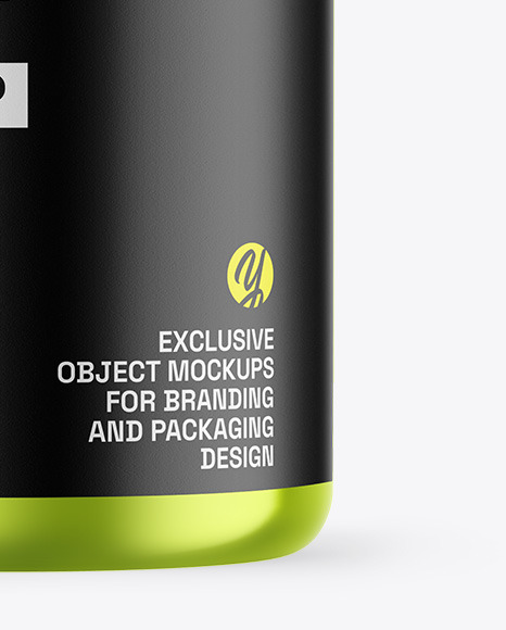 Metallic Protein Jar Mockup