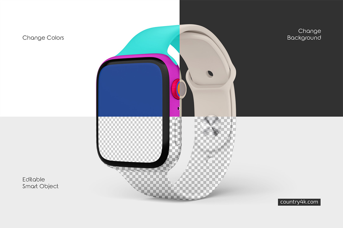 Apple Watch Mockup Set Apple Watch Mockup Set