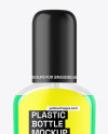Color Liquid Cosmetic Bottle with Pump Mockup Color Liquid Cosmetic Bottle with Pump Mockup