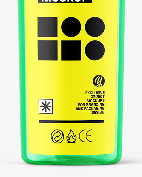 Color Liquid Cosmetic Bottle with Pump Mockup Color Liquid Cosmetic Bottle with Pump Mockup