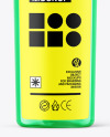 Color Liquid Cosmetic Bottle with Pump Mockup Color Liquid Cosmetic Bottle with Pump Mockup