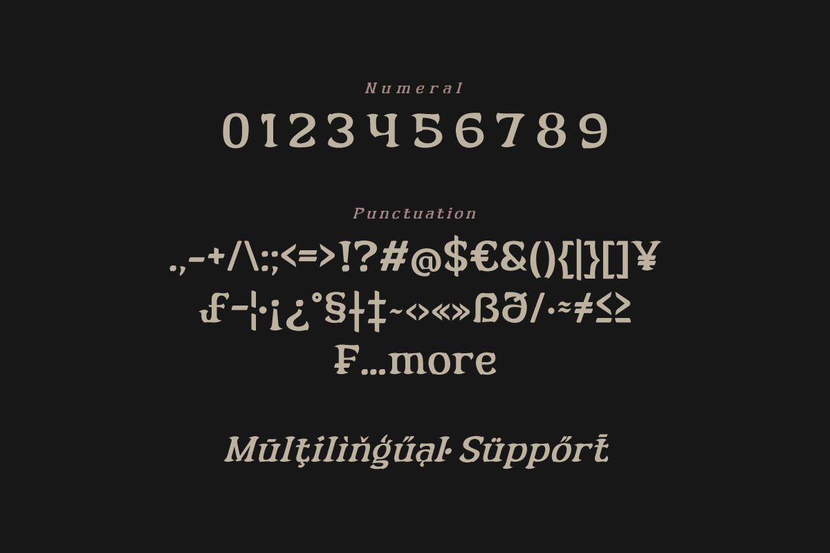 Ricksta - Gothic Font Ricksta - Gothic Font