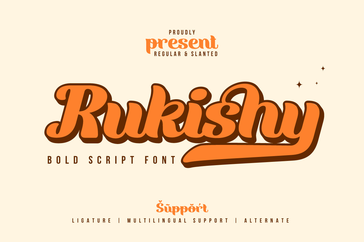 Rukishy - Script Font