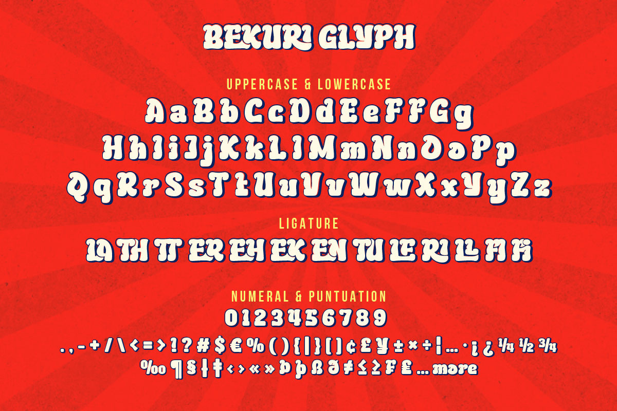 Bekuri - Display Font Bekuri - Display Font