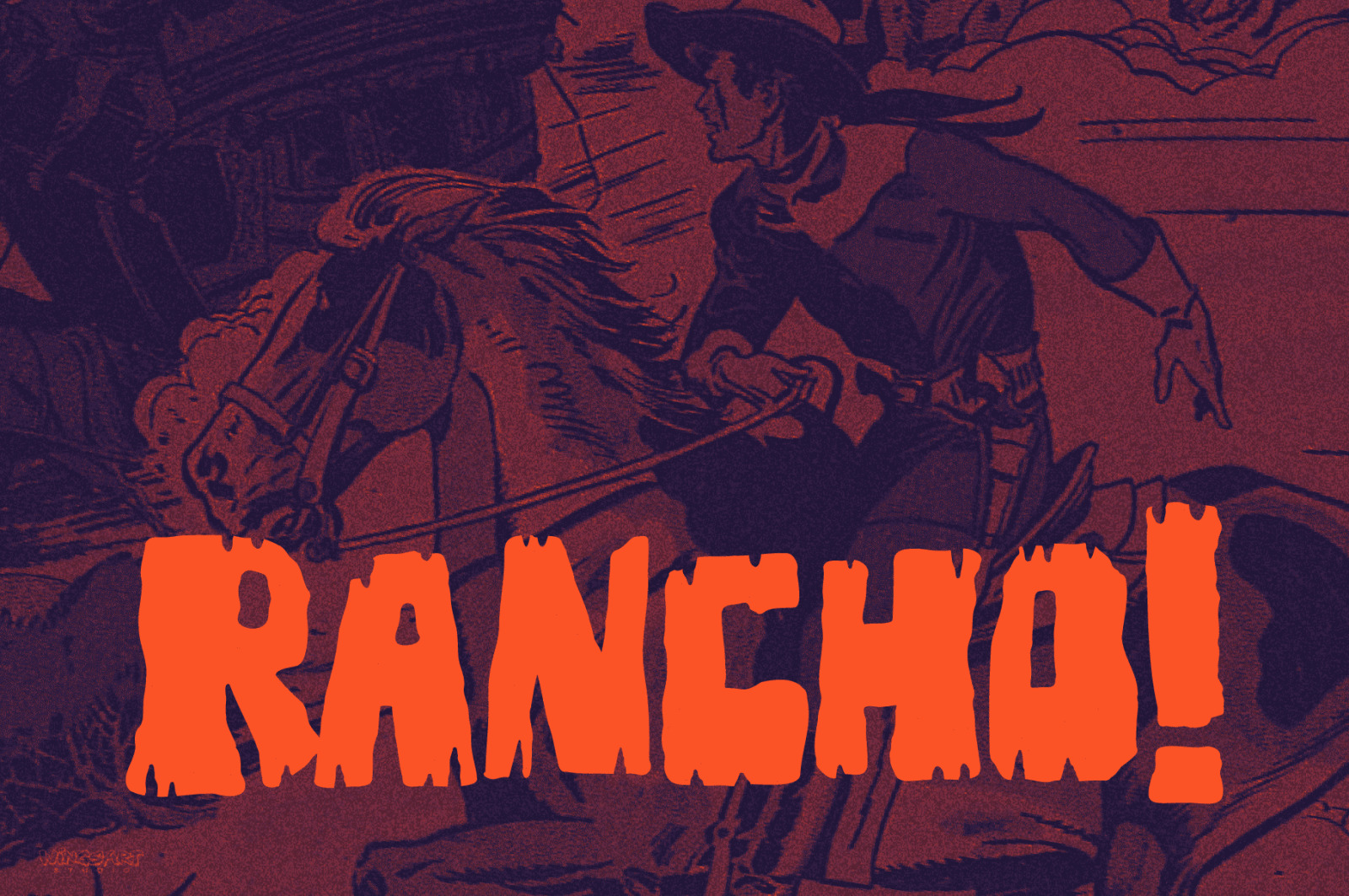 Violencia - An Illustrated Wild West Font Violencia - An Illustrated Wild West Font