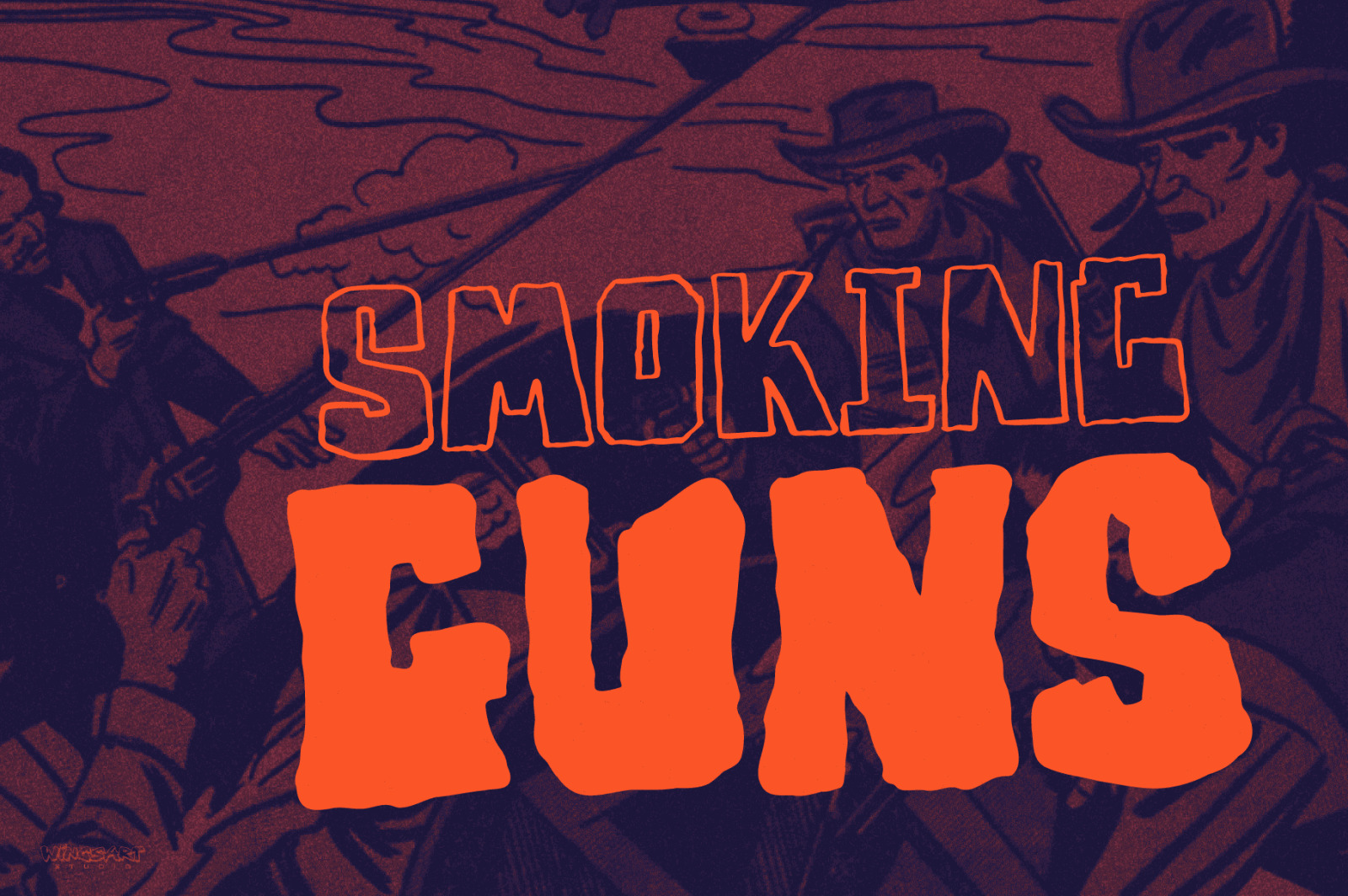 Violencia - An Illustrated Wild West Font Violencia - An Illustrated Wild West Font