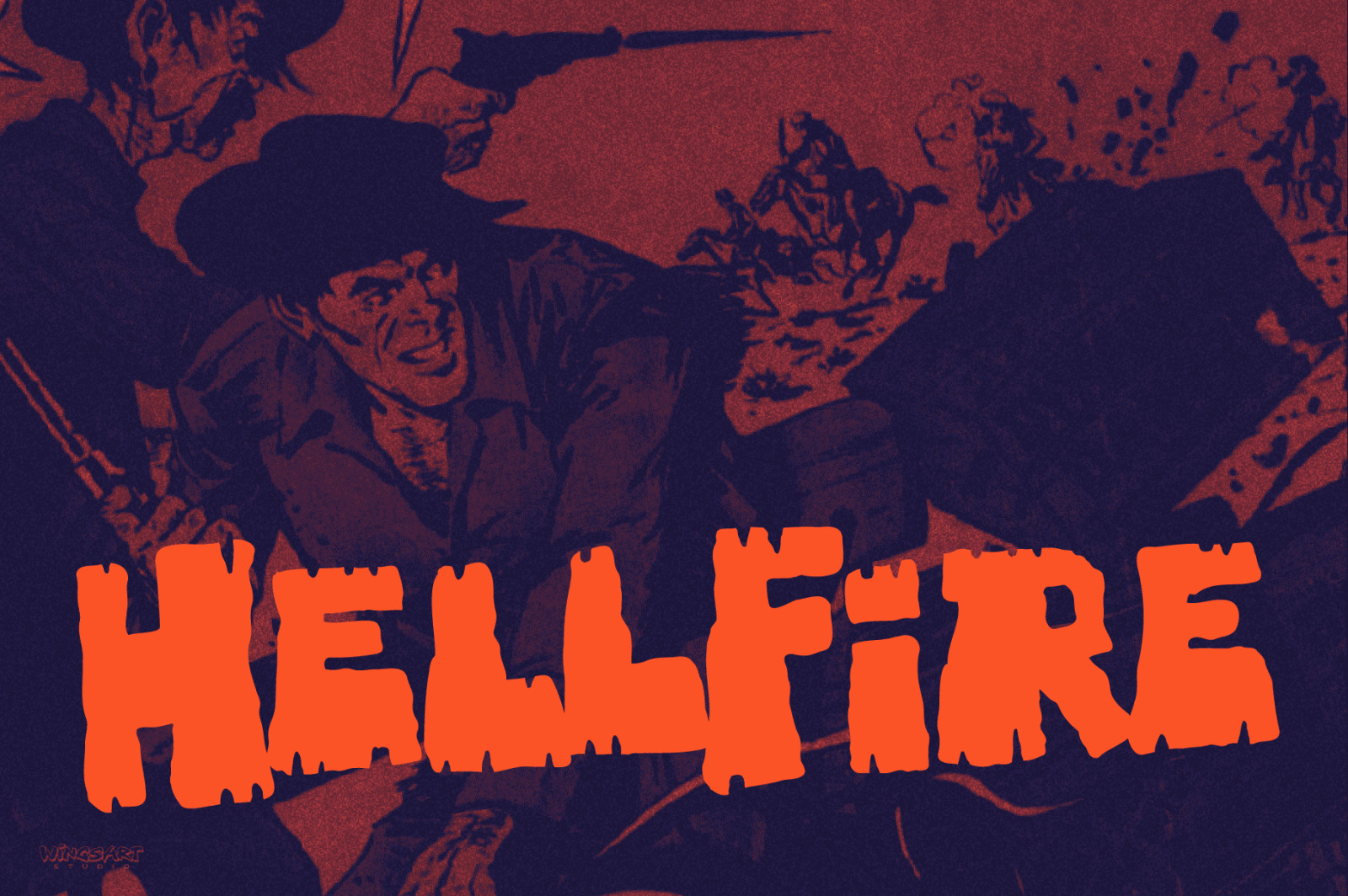 Violencia - An Illustrated Wild West Font Violencia - An Illustrated Wild West Font