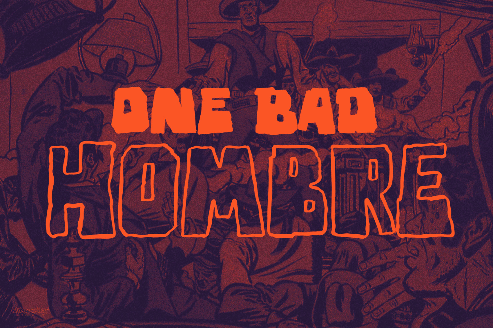 Violencia - An Illustrated Wild West Font Violencia - An Illustrated Wild West Font