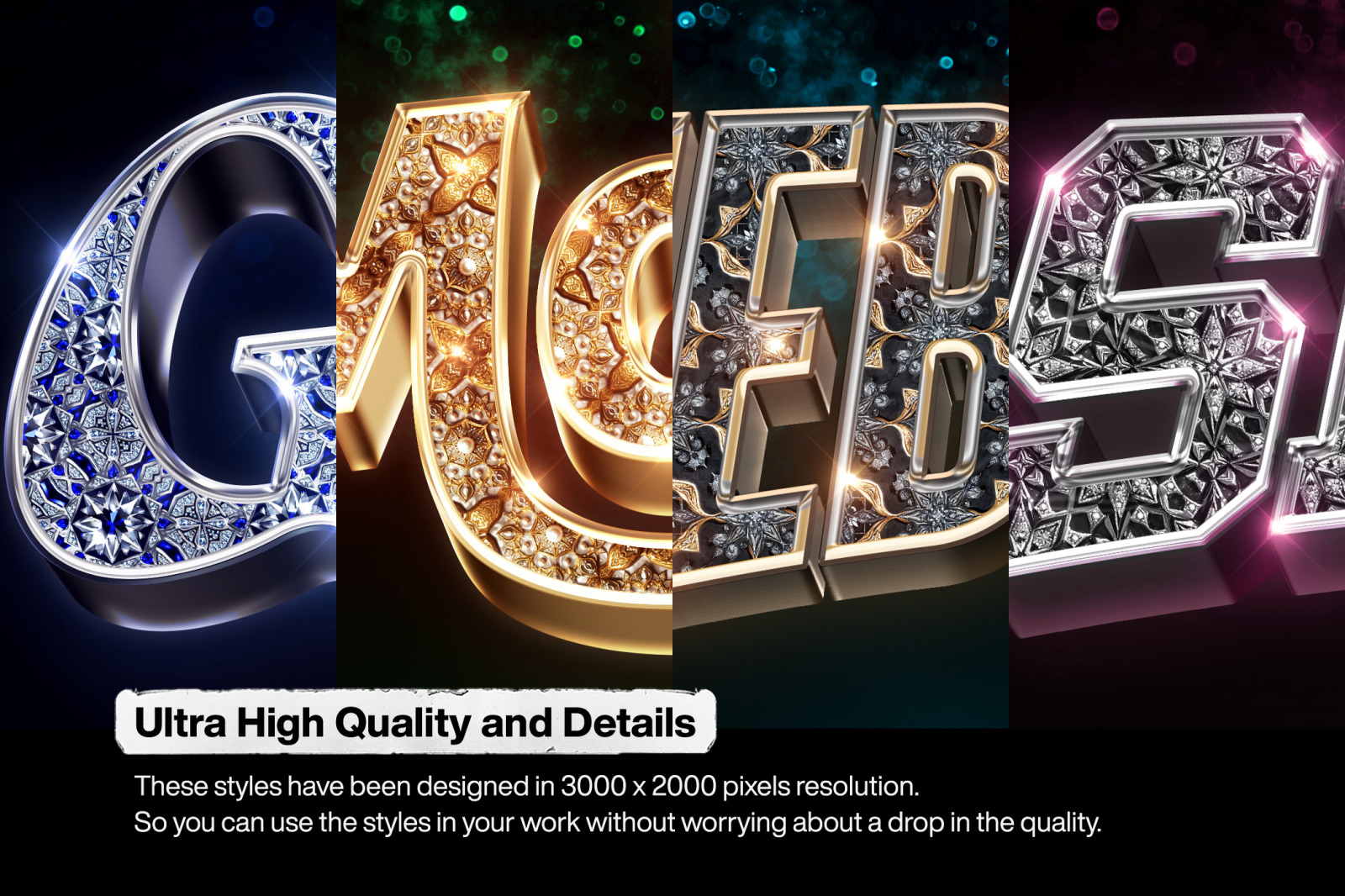 Bling Bling Logo and Text Effects (Vol.2)