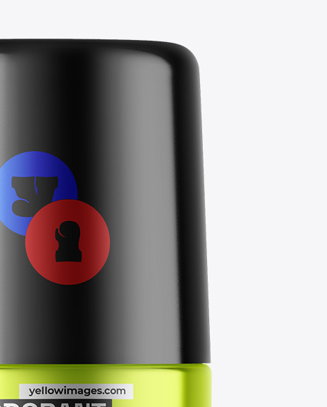 Metallic Deodorant Mockup Metallic Deodorant Mockup