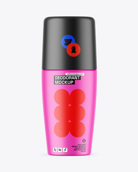 Matte Deodorant Mockup