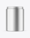 Metallic Protein Jar Mockup