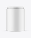 Matte Protein Jar Mockup Matte Protein Jar Mockup