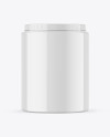 Glossy Protein Jar Mockup