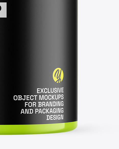 Glossy Protein Jar Mockup Glossy Protein Jar Mockup
